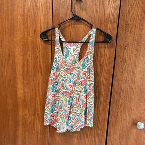 Paisley lightweight tank top
